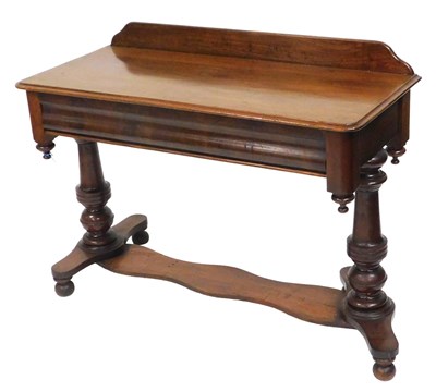 Lot 657 - A Victorian mahogany wash stand, with one long...