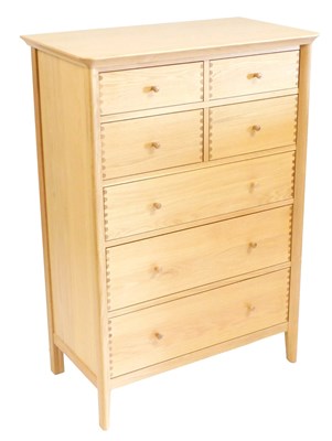 Lot 697 - A John Lewis Essence range light oak chest, of...