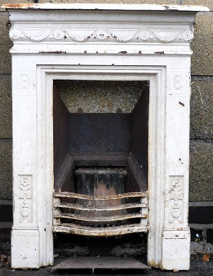Lot 724 - A Victorian Adams style white painted cast...