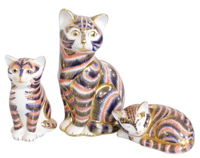 Lot 158 - A Royal Crown Derby porcelain Imari figure of...
