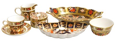 Lot 164 - A Royal Crown Derby porcelain Imari miniature...