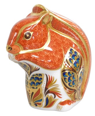 Lot 180 - A Royal Crown Derby porcelain Imari figure of...