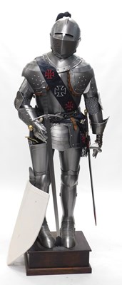 Lot A replica full size suit of 16thC style...