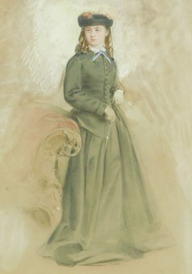 Lot 274 - A 19thC School, portrait of a lady,...