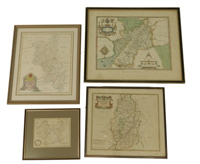 Lot 310 - Four 19thC and later maps, comprising the...