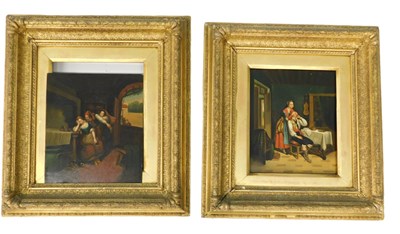 Lot 327 - 19thC Continental School. Blindfold and...