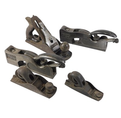 Lot 249 - Five Record wood planes, comprising two The...