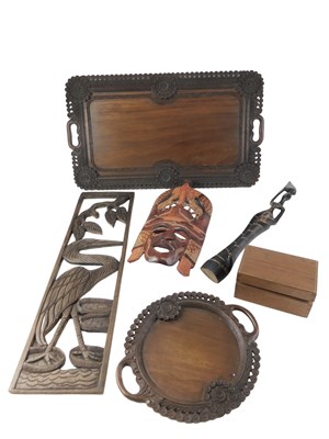 Lot 266 - Tribal Art. A collection of carved wooden...