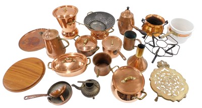 Lot 400 - A quantity of copper and...