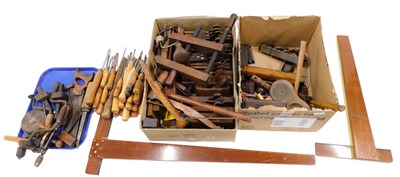 Lot 409 - A quantity of wood working tools, to include...