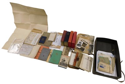 Lot 423 - Miscellaneous ephemera, comprising menu card...