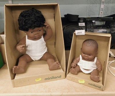 Lot 2022 - A Miniland 38cm Multi Play Experience doll,...