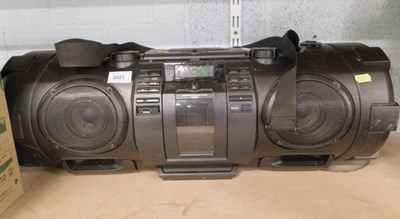 Lot 2023 - A JVC portable Powered woofer CD System, model...