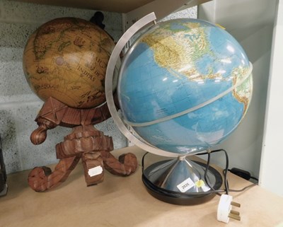 Lot 2026 - A Philip's light up terrestrial globe, on a...
