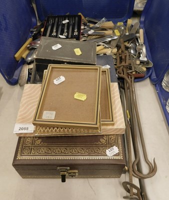 Lot 2055 - A large quantity of flatware, knives, forks,...
