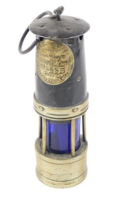 Lot 125 - An Ackroyd and Best miner's lamp, type 1,...