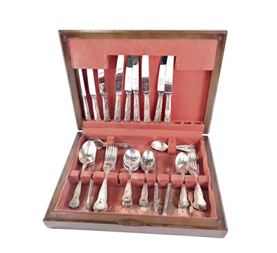 Lot 156 - An EPNS A1 six place setting cutlery set, in...