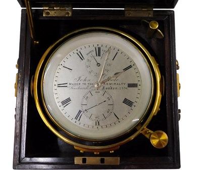 Lot 18 - A 19thC John Poole of London cased Marine...