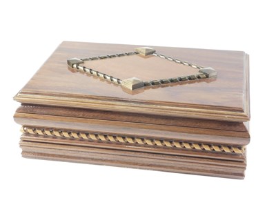 Lot 228 - A mahogany humidor, with high gloss finish and...