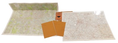 Lot 497 - Two maps, comprising a Geographica plan of...