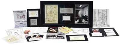 Lot 501 - A collection of ephemera, comprising signed...