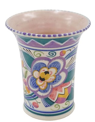 Lot 503 - A Poole pottery vase, with flared rim, on...