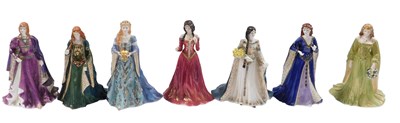 Lot 486 - Seven Royal Worcester ladies, comprising The...