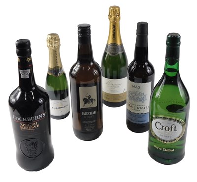 Lot 204 - A collection of alcohol, comprising a pale...