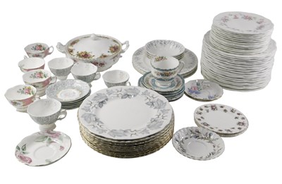 Lot 205 - Crown Staffordshire part dinnerware and...