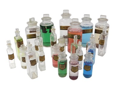 Lot 206 - Early 20thC and later chemist's bottles, to...