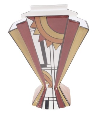 Lot 492 - A Brainwood ceramic artist Jazz vase, signed...