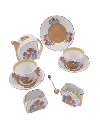 Lot 493 - A Bradford Exchange tea for two Clarice Cliff...