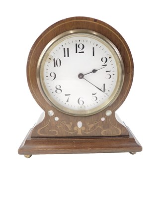 Lot 217 - An Edwardian mahogany and mother of pearl...