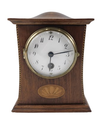 Lot 218 - An Edwardian Metoys mantel clock, the domed...