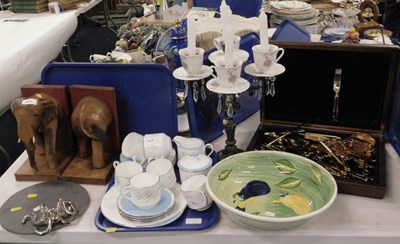 Lot 2061 - An Aynsley Dawn Rose part tea set, to include...