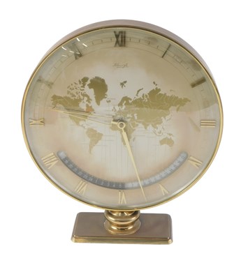 Lot 113 - A Kienzle world mantel clock, in a brass case,...