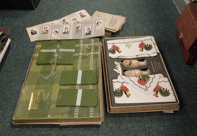Lot 2067 - A quantity of cigarette cards in albums, to...