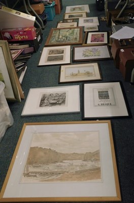 Lot 2094 - Various pictures and prints, to include a...