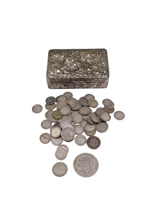 Lot 649 - A group of silver coinage, comprising...