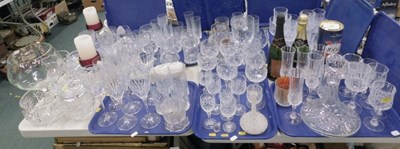 Lot 2103 - Glassware, to include fruit bowl, jug, sherry...