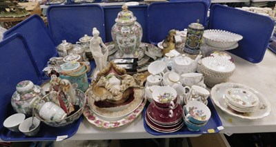 Lot 2104 - Ceramics, to include Japanese part tea set,...