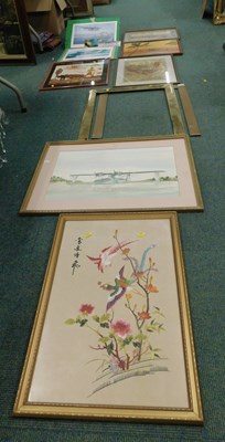 Lot 2120 - Various framed pictures and prints, to include...