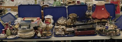 Lot 2140 - Ceramics, glassware, plated ware and...