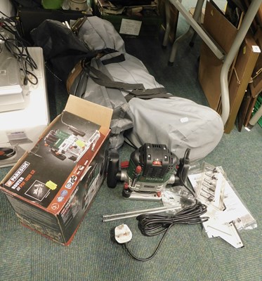 Lot 2147 - A Parkside POF 1200 C2 router, together with a...