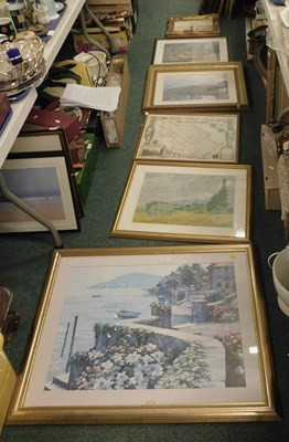 Lot 2161 - Various framed pictures and prints, to include...