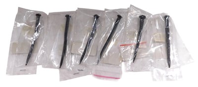 Lot 631 - A collection of roof nails from Lincoln...