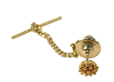Lot 74 - A Christian Dior gold plated tie pin, of...
