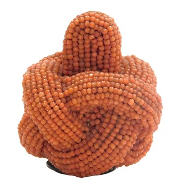 Lot 36 - A 19thC Chinese Qing dynasty coral court hat...