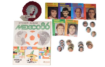Lot 724 - A Panini Mexico 86 sticker album, various Esso...