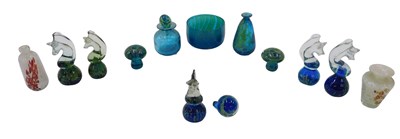 Lot 799 - A group of Mdina Maltese glassware, comprising...